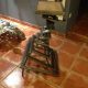 Le tabouret rectangle en folie